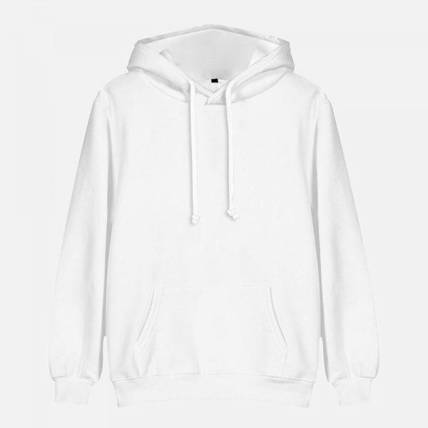 A white men's hoodie