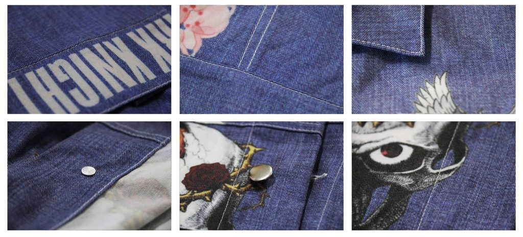 Custom Jeans Printing Details