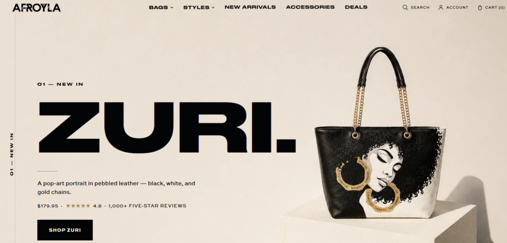 Afroyla Home Page Banner