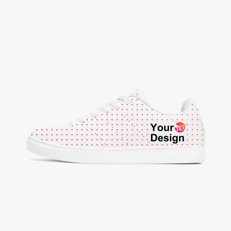 Custom low top leather sneakers made to order for dropshipping
