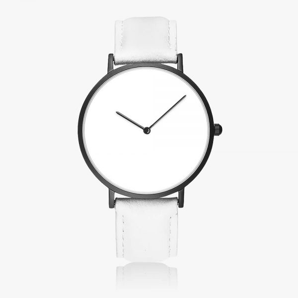 A white quartz watch