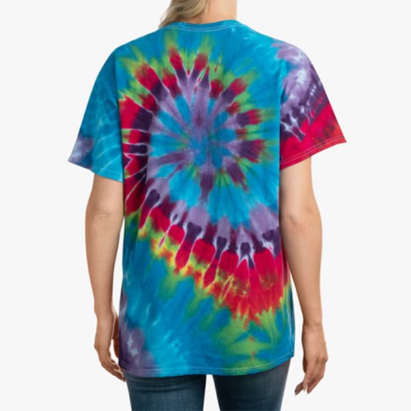 Tie-dye T-shirts are very popular among today's youth. The vibrant colors give them a youthful and vital appearance.