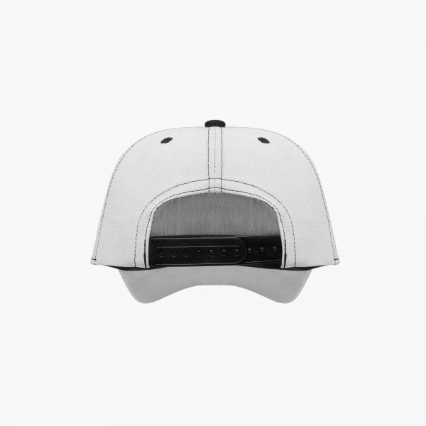 A pure white baseball cap