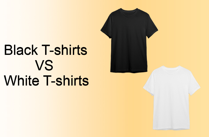 Which is Better, a Black or a White t-shirt? - JetPrint