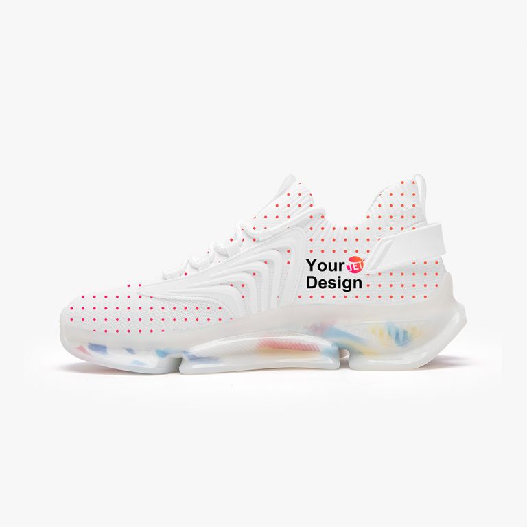 Custom mesh knit running sneakers made to order for dropshipping