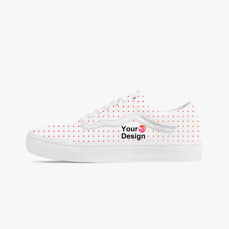 Custom low top canvas sneakers made to order for dropshipping