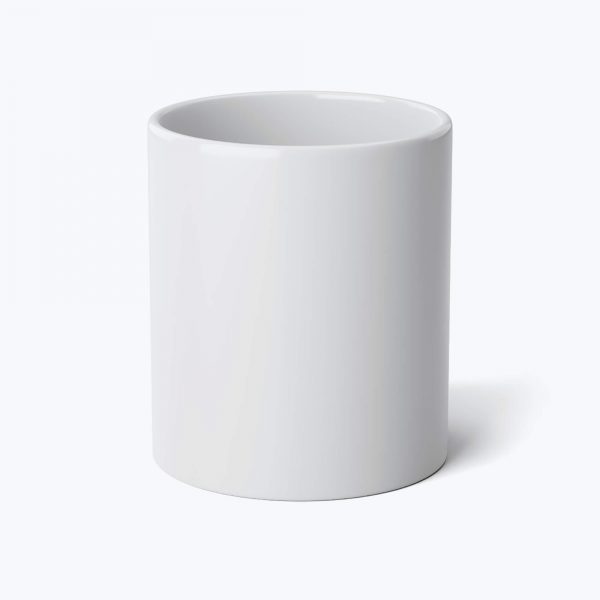 a white ceramic mug