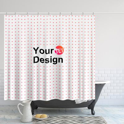 A Customizable Modern Shower Curtain