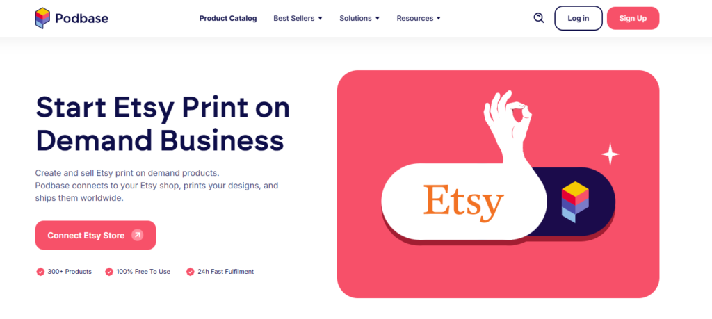 How Podbase integrates with Etsy