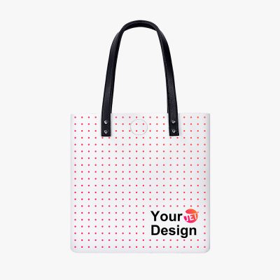 JetPrint Large PU leather tote bag