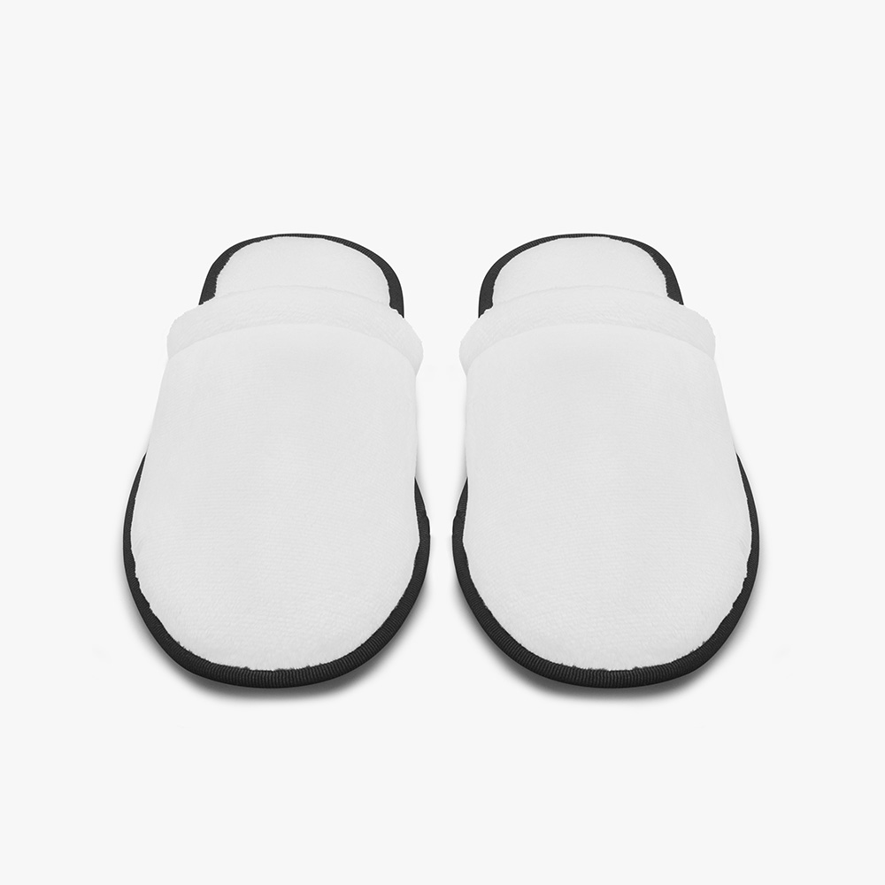 A pair of pure white light cotton shoes