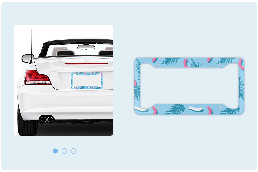 Custom License Plate Frames