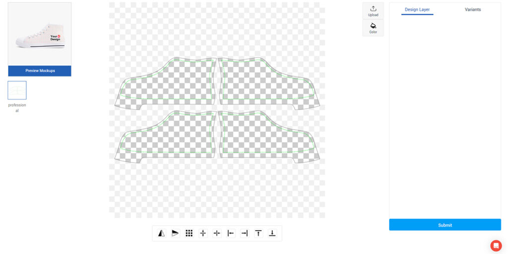 JetPrint Shoes Design Template