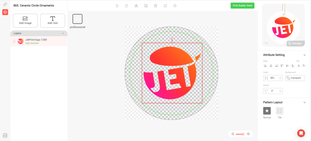 JetPrint Mockup Generator