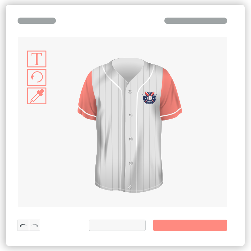 Design your baseball jersey