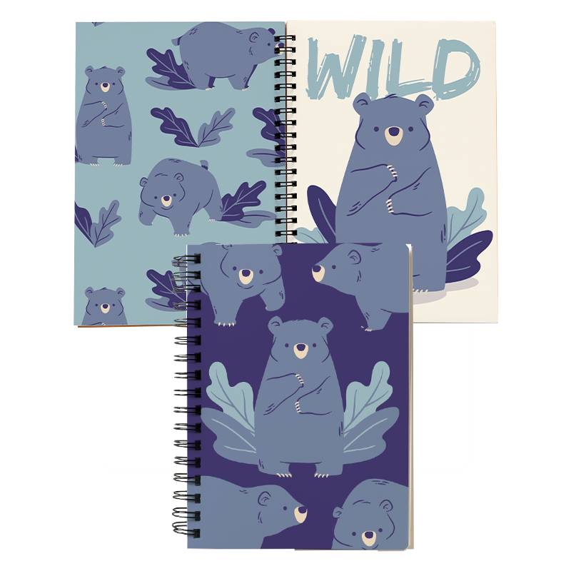 Notebook with animal design