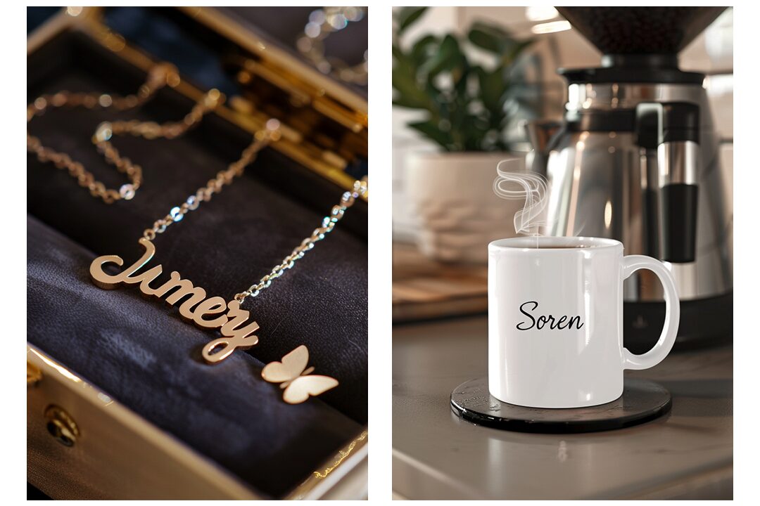 Personalized gifts made from print on demand products by JetPrint