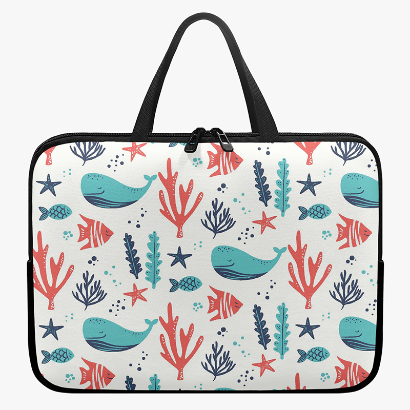 Laptop sleeve with illustration design