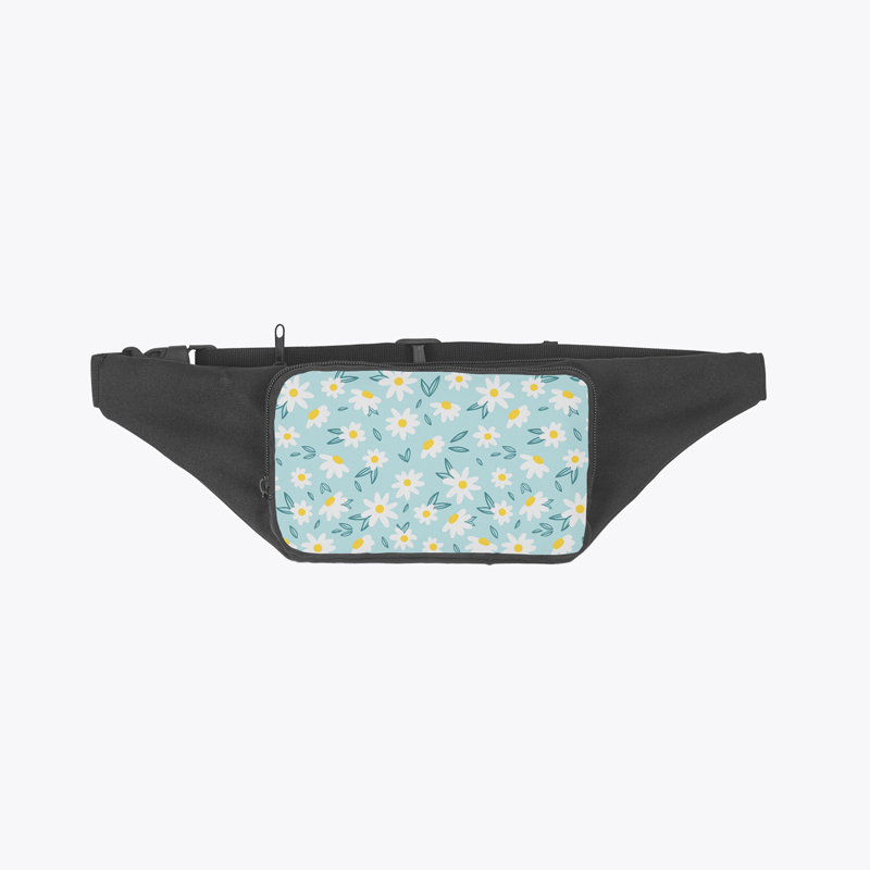 Fanny pack with floral pattern