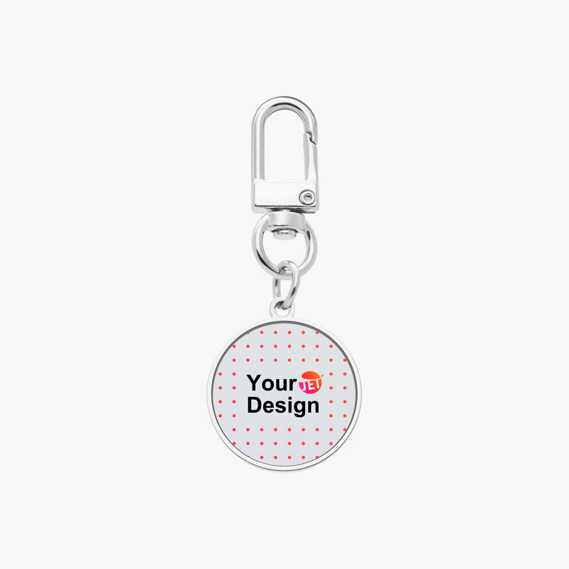 Metal Round Keychain