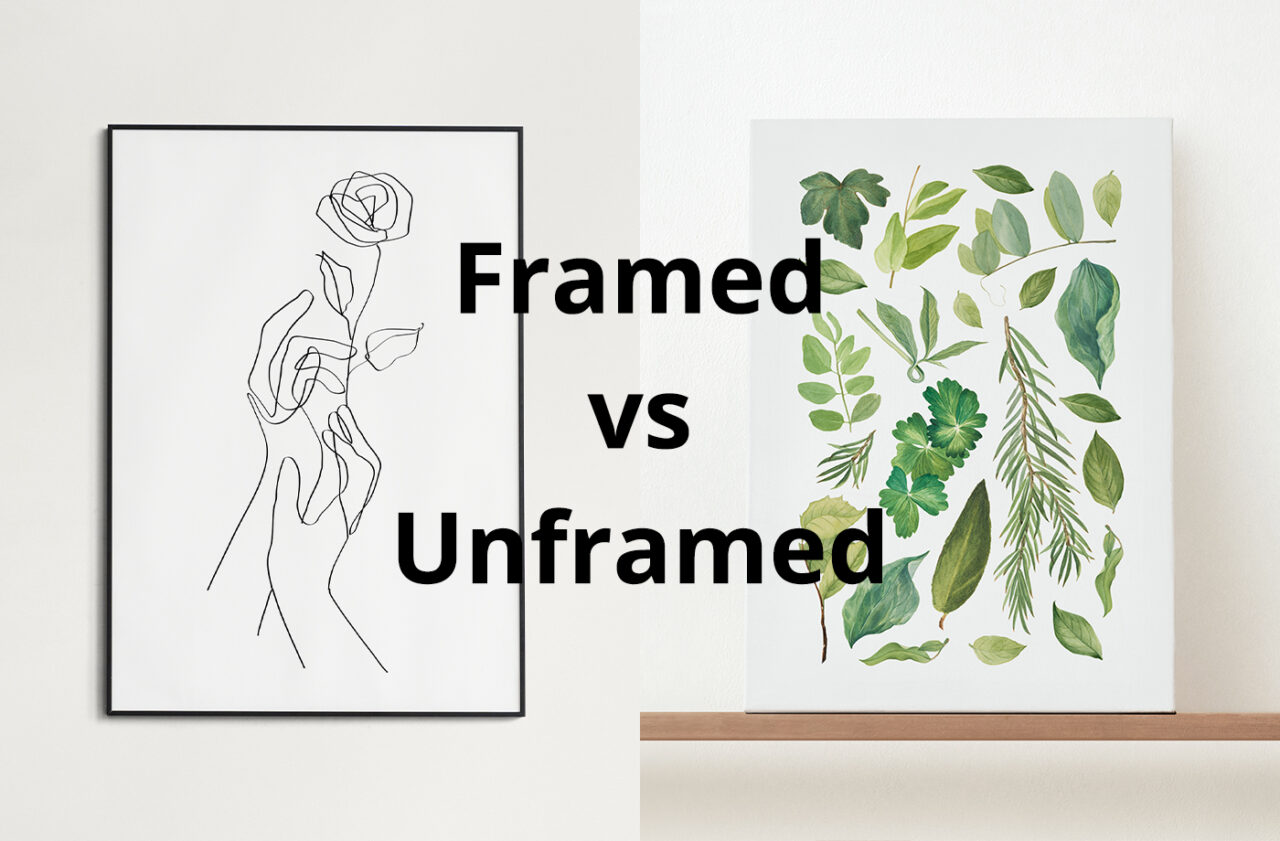 Framed vs. Unframed Canvas Art: Pros, Cons & How to Decide - JetPrint