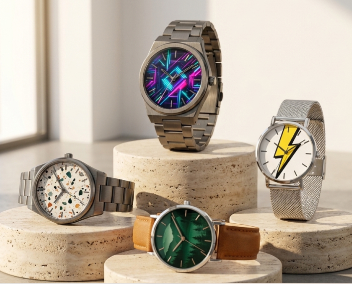 Custom print on demand watches from JetPrint