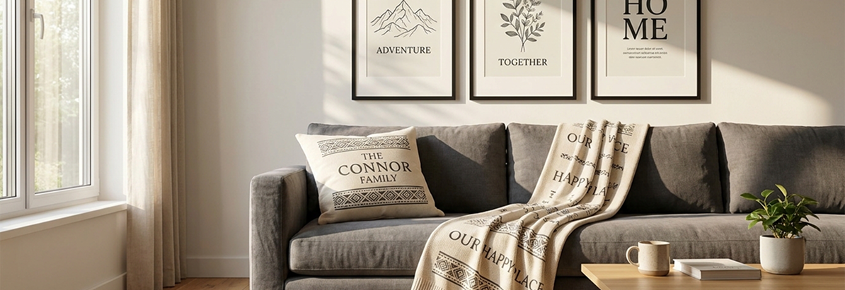 Home and living category in the JetPrint print on demand catalog