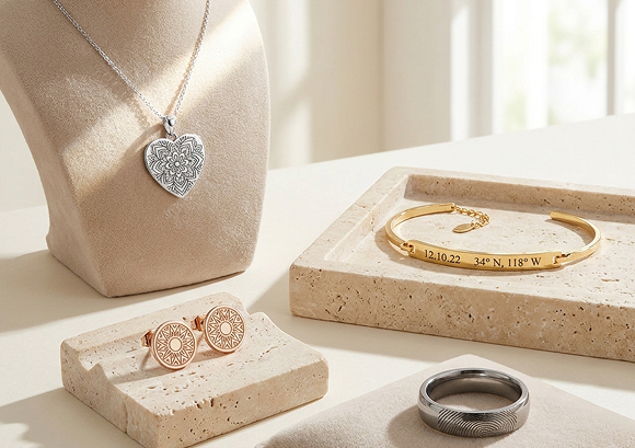 Jewelry category in the JetPrint print on demand catalog