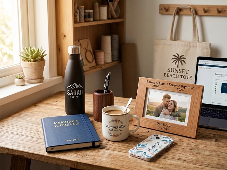 Personalized print on demand products designed with Customily and fulfilled by JetPrint